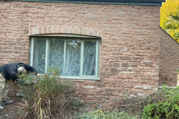 stone cleaning completed to a home in HR1
